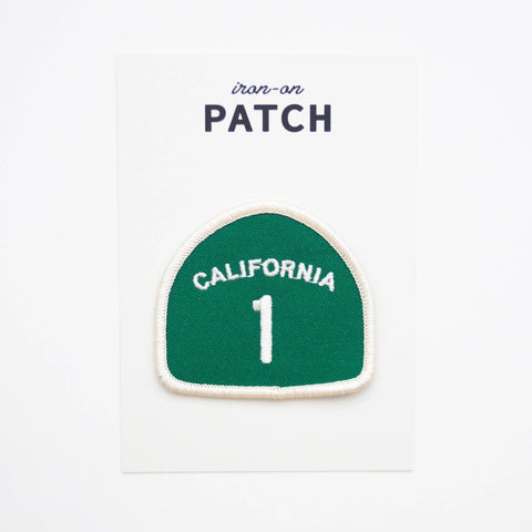 Califonria PCH 1 Embroidered Iron on Patch - ascot + hart