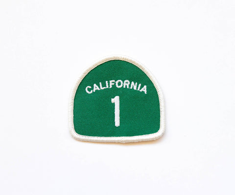 Califonria PCH 1 Embroidered Iron on Patch - ascot + hart