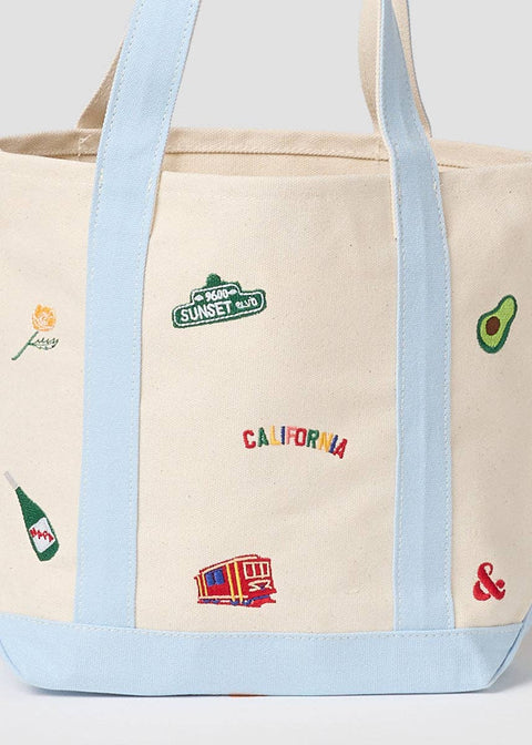 California Icons Small Tote - ascot + hart