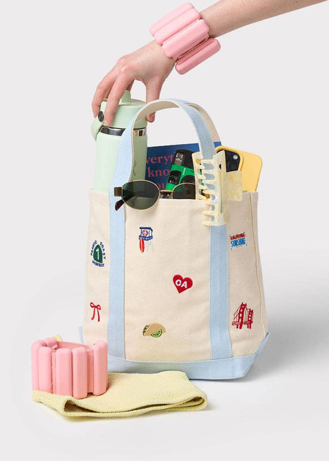 California Icons Small Tote - ascot + hart