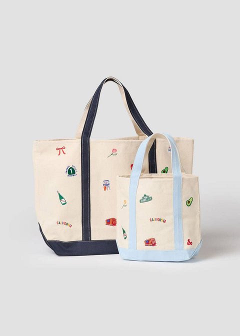 California Icons Small Tote - ascot + hart