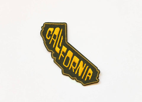 California State Embroidered Iron on Patch - ascot + hart