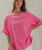 Callie Oversized Mineral Wash Tee - ascot + hart