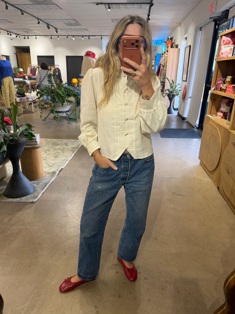 Camden Long Sleeve Blouse - ascot + hart