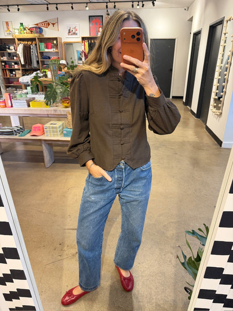 Camden Long Sleeve Blouse - ascot + hart