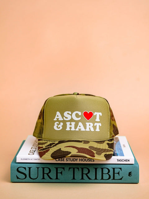 Camo Heart Trucker - ascot + hart