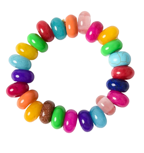 Camp Beaded Gemstone Bracelet - ascot + hart