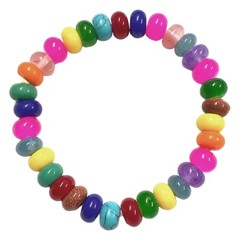 Camp Beaded Gemstone Bracelet - ascot + hart