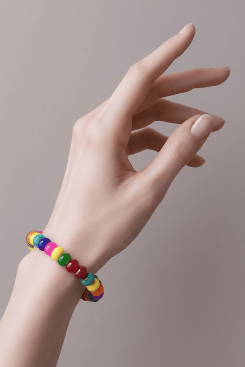 Camp Beaded Gemstone Bracelet - ascot + hart