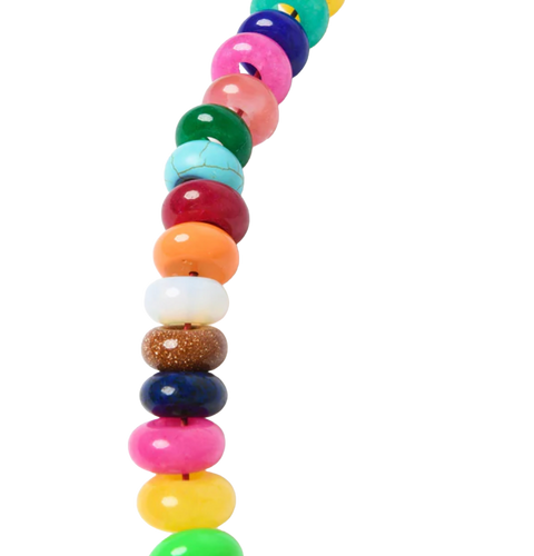 Camp Beaded Gemstone Necklace - ascot + hart