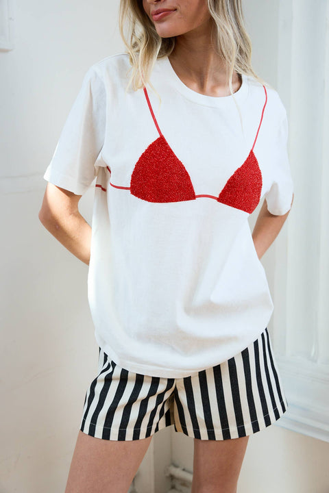 Caviar Bikini Tee - ascot + hart