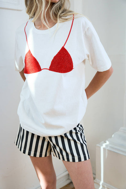 Caviar Bikini Tee - ascot + hart