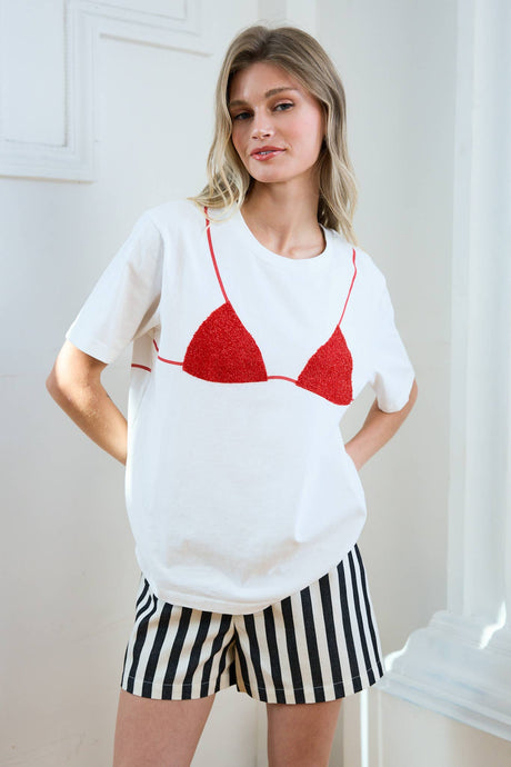 Caviar Bikini Tee - ascot + hart