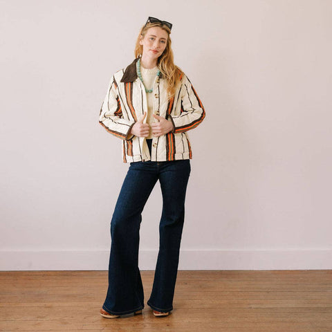 Hadley Vintage Stripe Barn Jacket