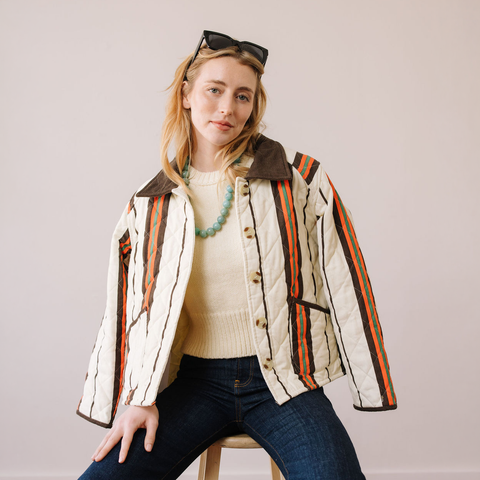 Hadley Vintage Stripe Barn Jacket
