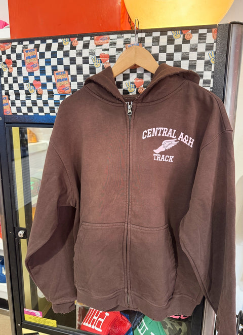 Central A+H Track Zip Hoodie - ascot + hart