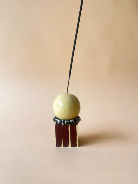 CERCEAU Wooden Incense Holder - Butter - ascot + hart