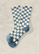 Checkerboard Crew Socks - ascot + hart