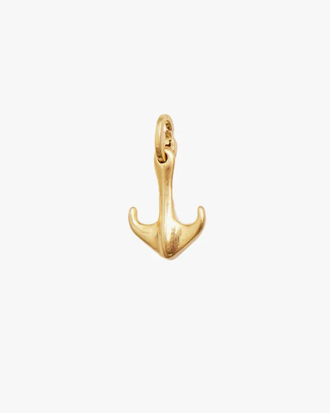 Clare V. Anchor Charm - Vintage Gold - ascot + hart