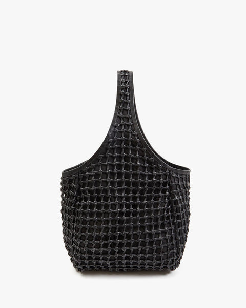 Clare V. Bando Bag - Knot Woven Leather - ascot + hart