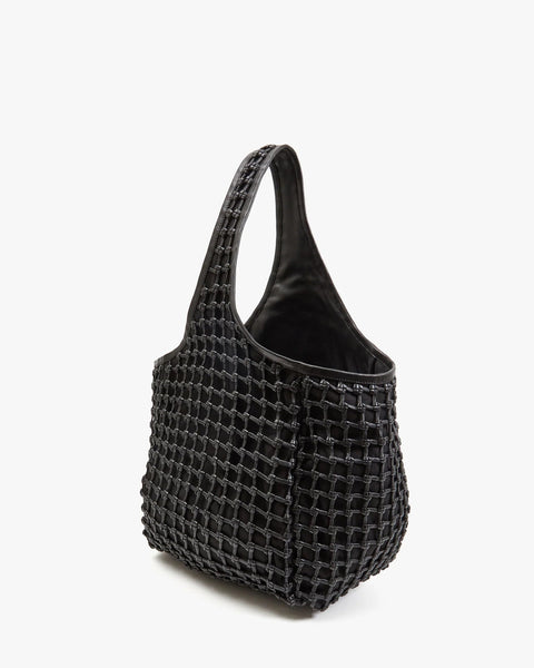 Clare V. Bando Bag - Knot Woven Leather - ascot + hart