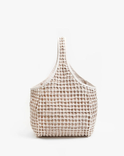 Clare V. Bando Bag - Knot Woven Leather - ascot + hart