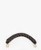 Clare V. Flat Braided Top Handle - Chocolate/Black - ascot + hart