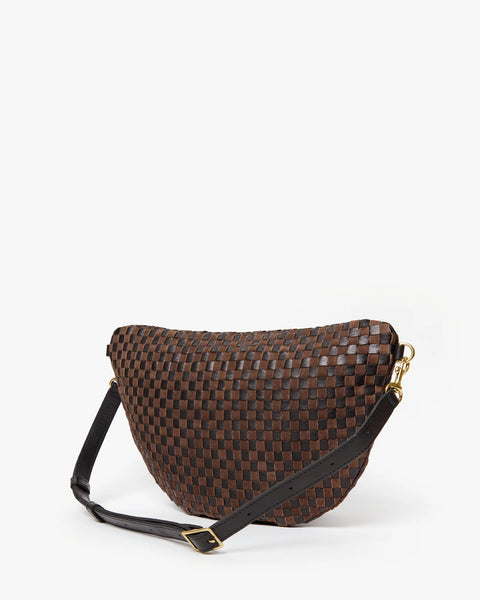 Clare V. Grande Fanny - Woven Checkered - ascot + hart