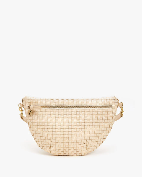 Clare V. Grande Fanny - Woven Checkered - ascot + hart
