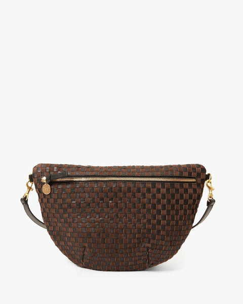 Clare V. Grande Fanny - Woven Checkered - ascot + hart
