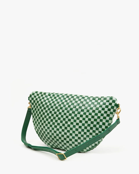 Clare V. Grande Fanny - Woven Checkered - ascot + hart