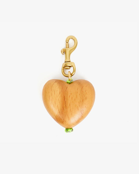 Clare V. Grande Heart Fob - ascot + hart