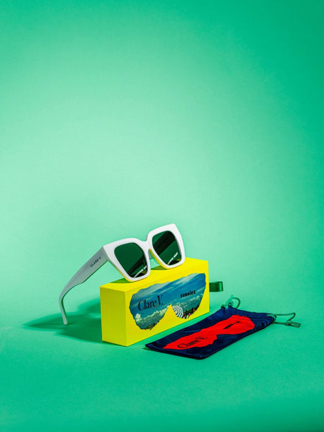 Clare V. Heather Sunglasses - ascot + hart