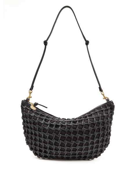 Clare V. Knot Woven Lune - Black - ascot + hart