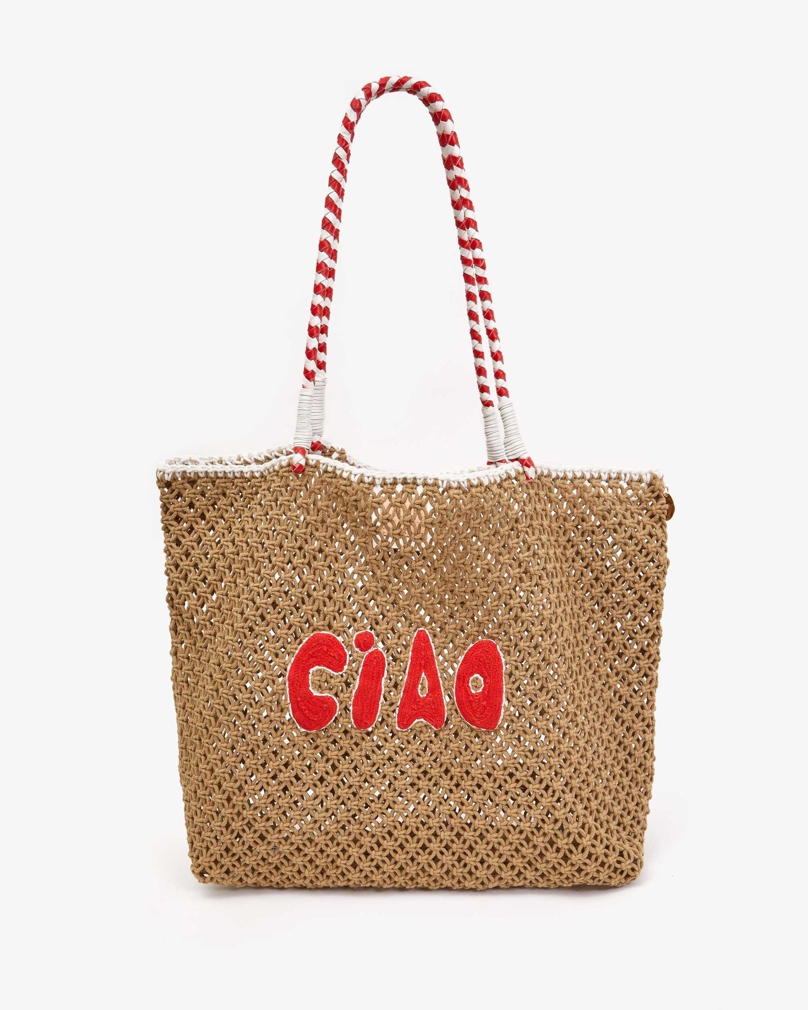 Clare V. L'Été Tote - Tan w/ Poppy Ciao – ascot + hart