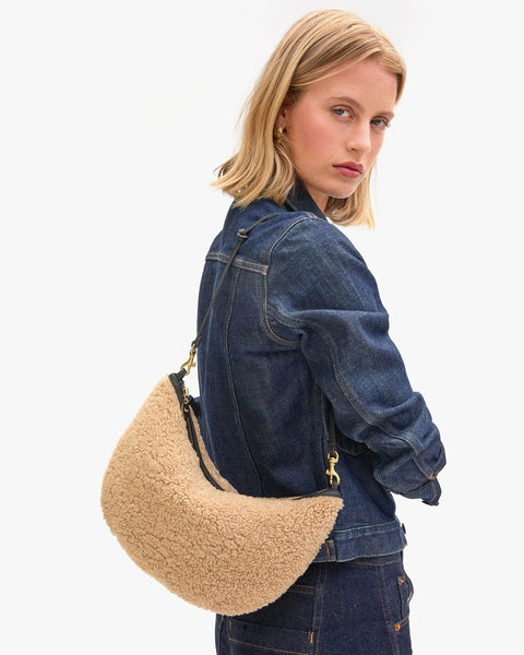 Clare V. Lune Bag - Café Au Lait - ascot + hart