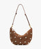 Clare V. Lune Bag - Choco Bar w/ Studs - ascot + hart