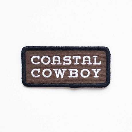 Coastal Cowboy Embroidered Iron on Patch - ascot + hart
