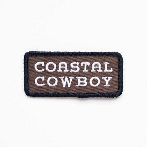 Coastal Cowboy Embroidered Iron on Patch - ascot + hart