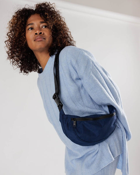 Crescent Fanny Pack - Navy - ascot + hart