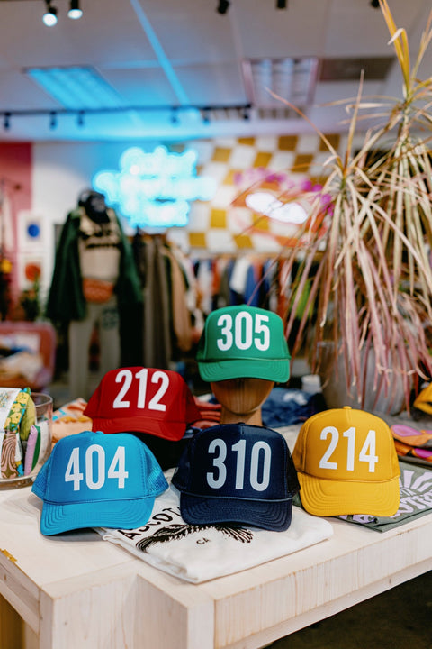 Custom Area Code Trucker - ascot + hart