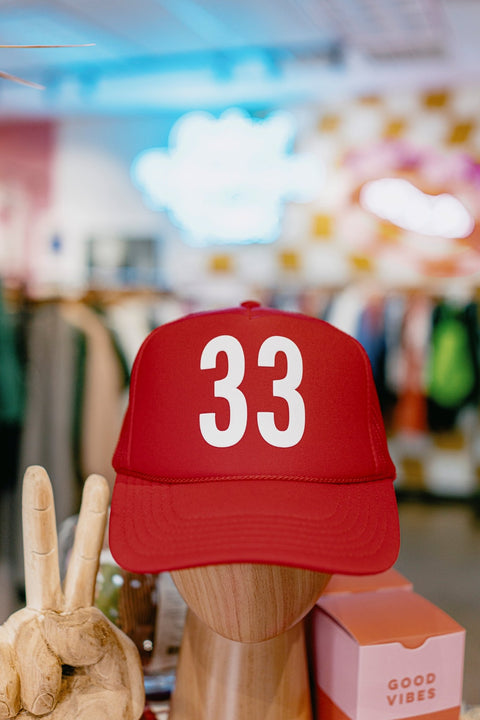 Custom Player Number Trucker - ascot + hart