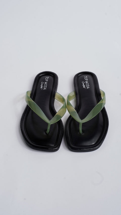 Dakota Jelly Strap Flip Flops - ascot + hart