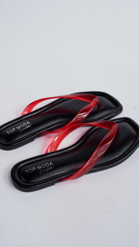 Dakota Jelly Strap Flip Flops - ascot + hart