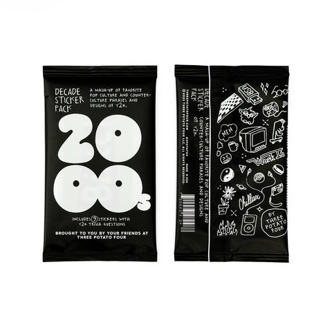 Decade Sticker Card Pack - Y2K - ascot + hart