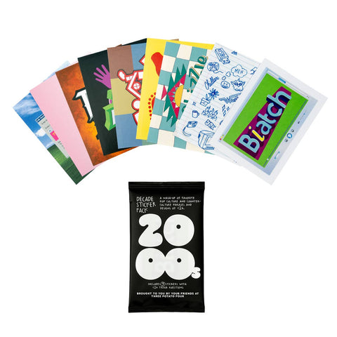 Decade Sticker Card Pack - Y2K - ascot + hart