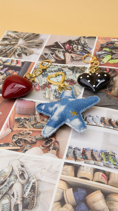 Denim Star Bag Charm - ascot + hart