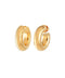 DONUT PIERCED HOOPS - ascot + hart
