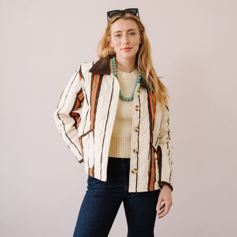 Hadley Vintage Stripe Barn Jacket