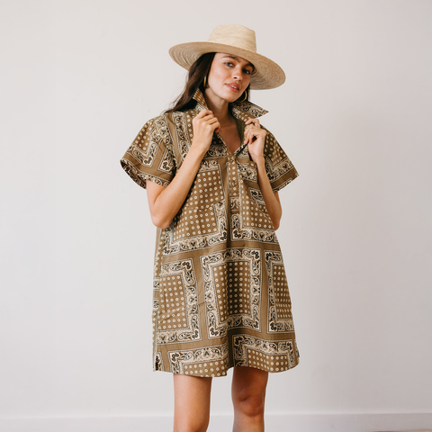 Tegan Bandana Mini Dress